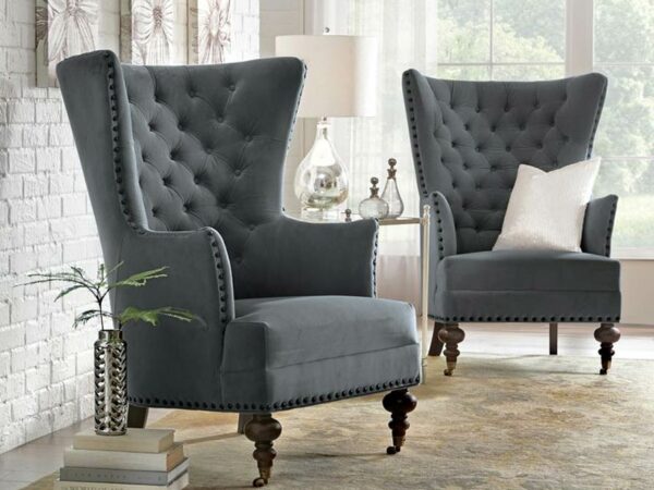 Pressback Reclining Chair 710-33 Recliners Gray 8