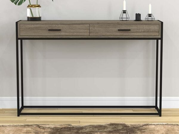 Gavin Accent Table in Brushed Carbon End tables Alder & Tweed 8