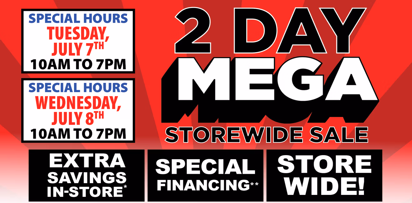 2 Day Mega Storewide Home Page 7-78
