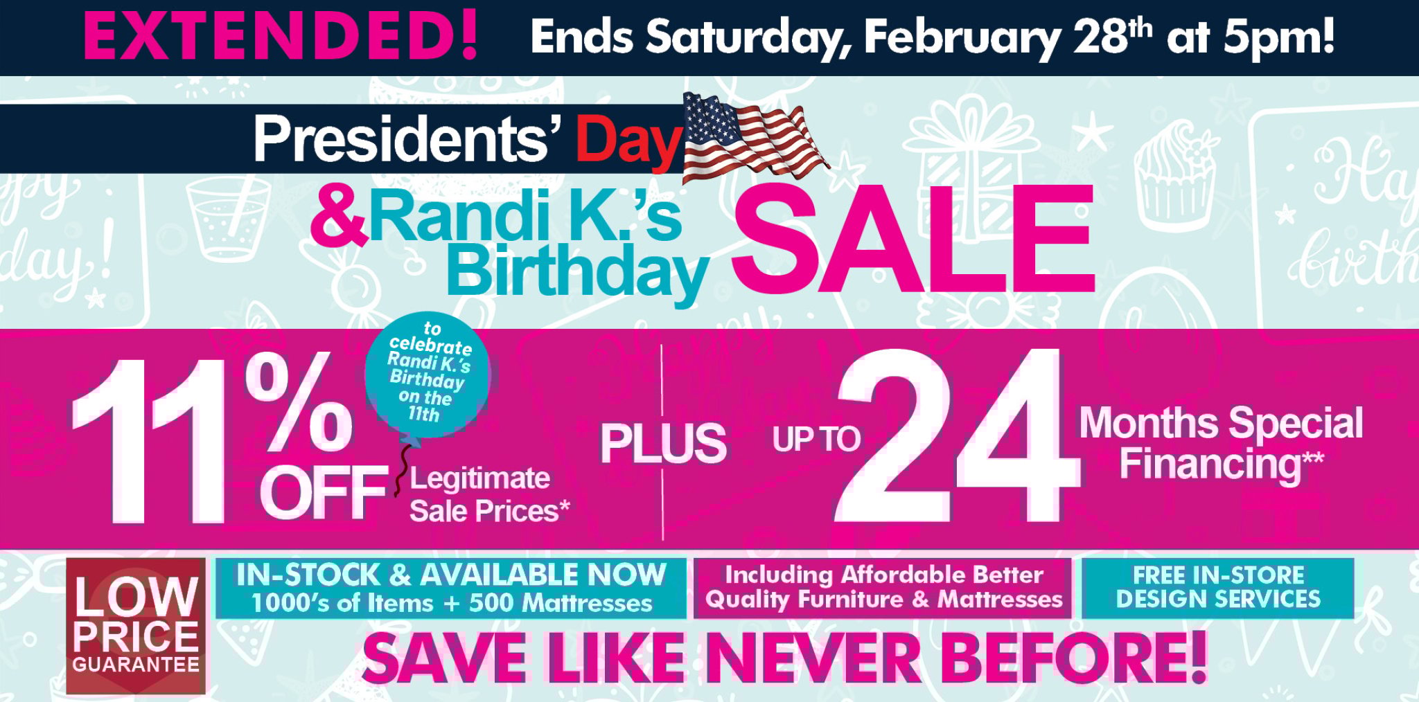 Birthday Home Page extended