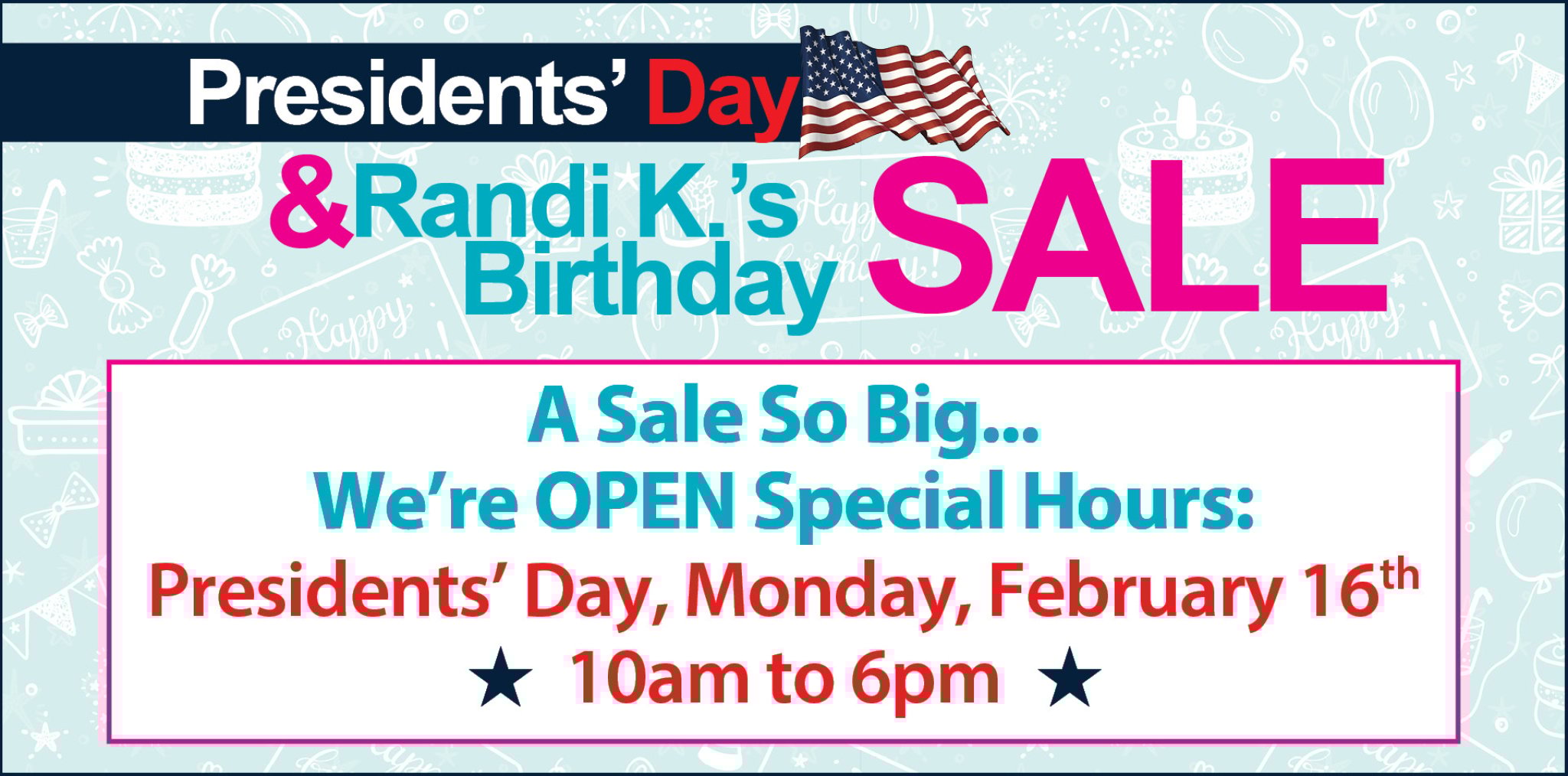 Presidents Day hours Home Page