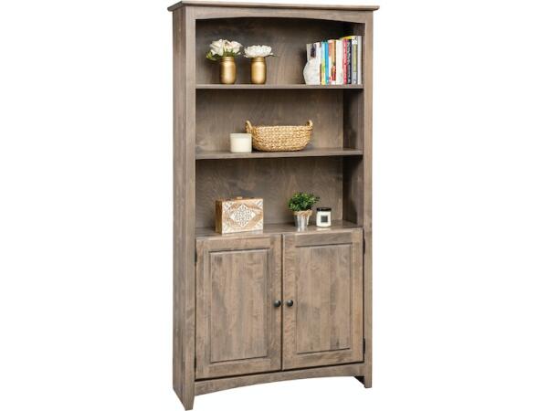 Alder Bookcase 36 x 72H with Doors Bookcases Archbold Furniture 7