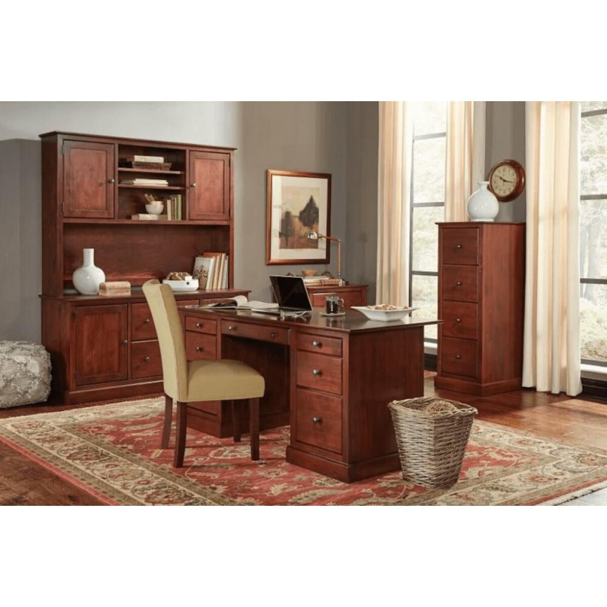 Executive Desk – Flip Down Drawer Front Desks Archbold Furniture 8