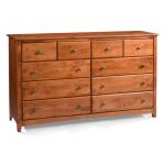 Shaker 6 Drawer Wide Chest Chests Archbold Furniture 4