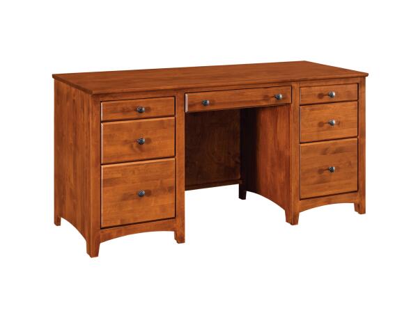 Double Pedestal Desk 6508X Desks Archbold Furniture