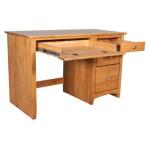 4 Drawer Desk – Overhang Top 6524X Desks Archbold Furniture 6