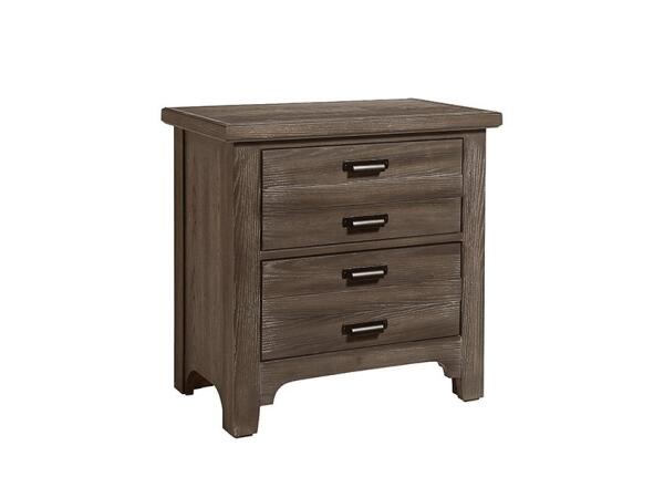 740 LMCO Bungalow Home 2 Drawer Nightstand Folkstone Nightstands Customizable 6