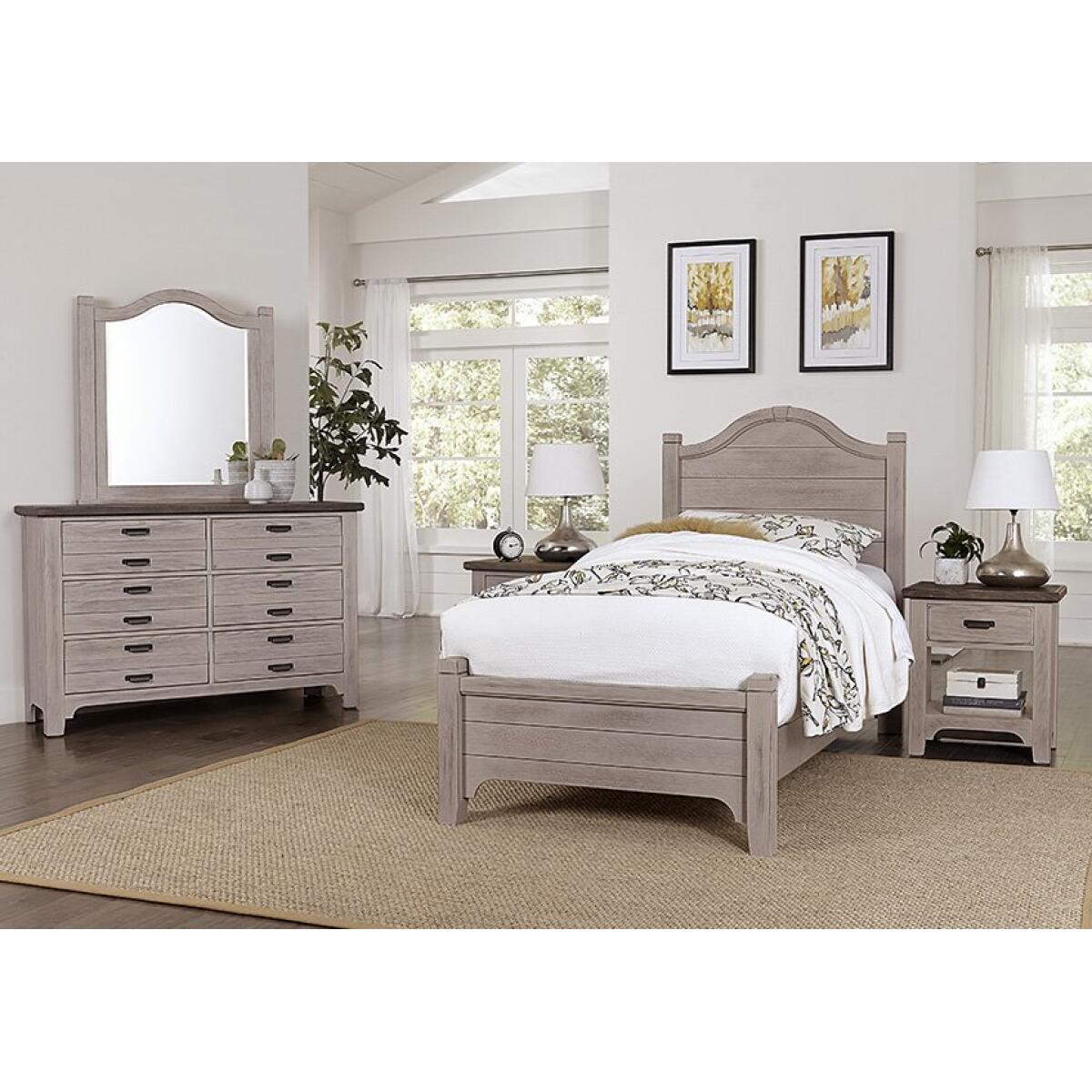 741 LMCO Home Bungalow Home Nightstand – 1 Drawer Dover Grey/Folkstone Nightstands Customizable 8