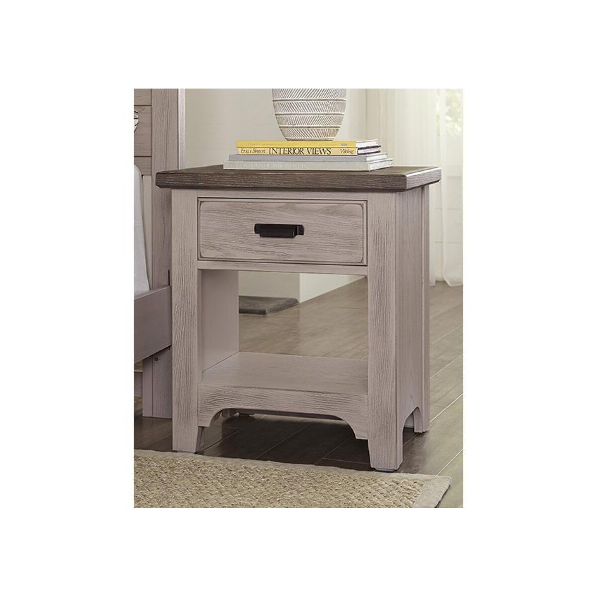 741 LMCO Home Bungalow Home Nightstand – 1 Drawer Dover Grey/Folkstone Nightstands Customizable 7