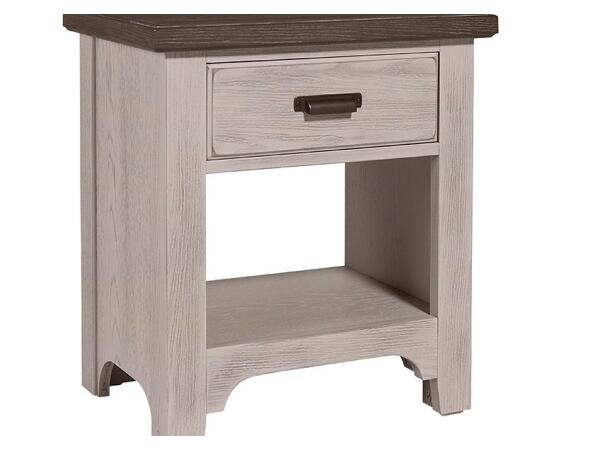 741 LMCO Home Bungalow Home Nightstand – 1 Drawer Dover Grey/Folkstone Nightstands Customizable