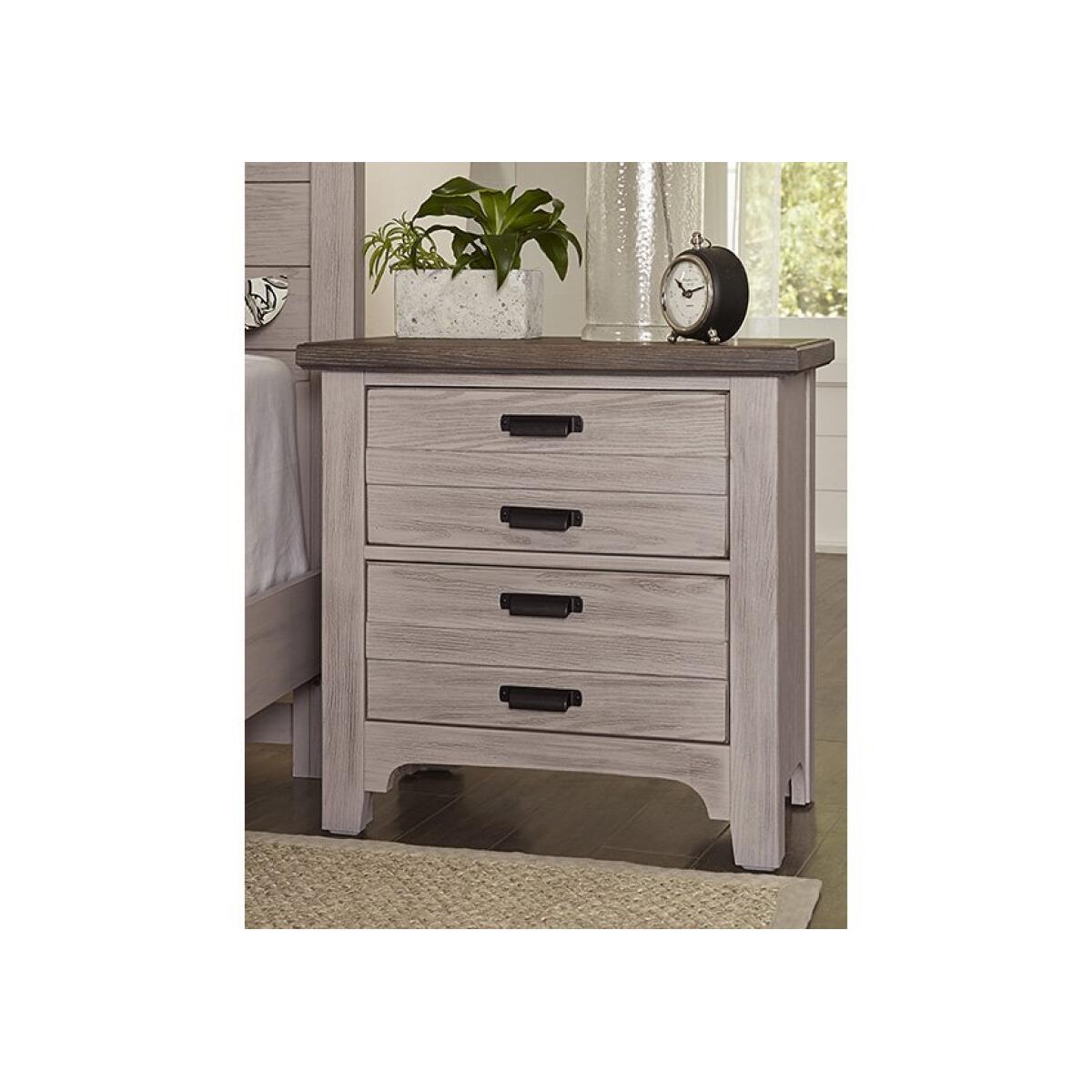 741 LMCO Home Bungalow Nightstands – 2 Drawer Dover Grey/Folkstone Nightstands Customizable 7