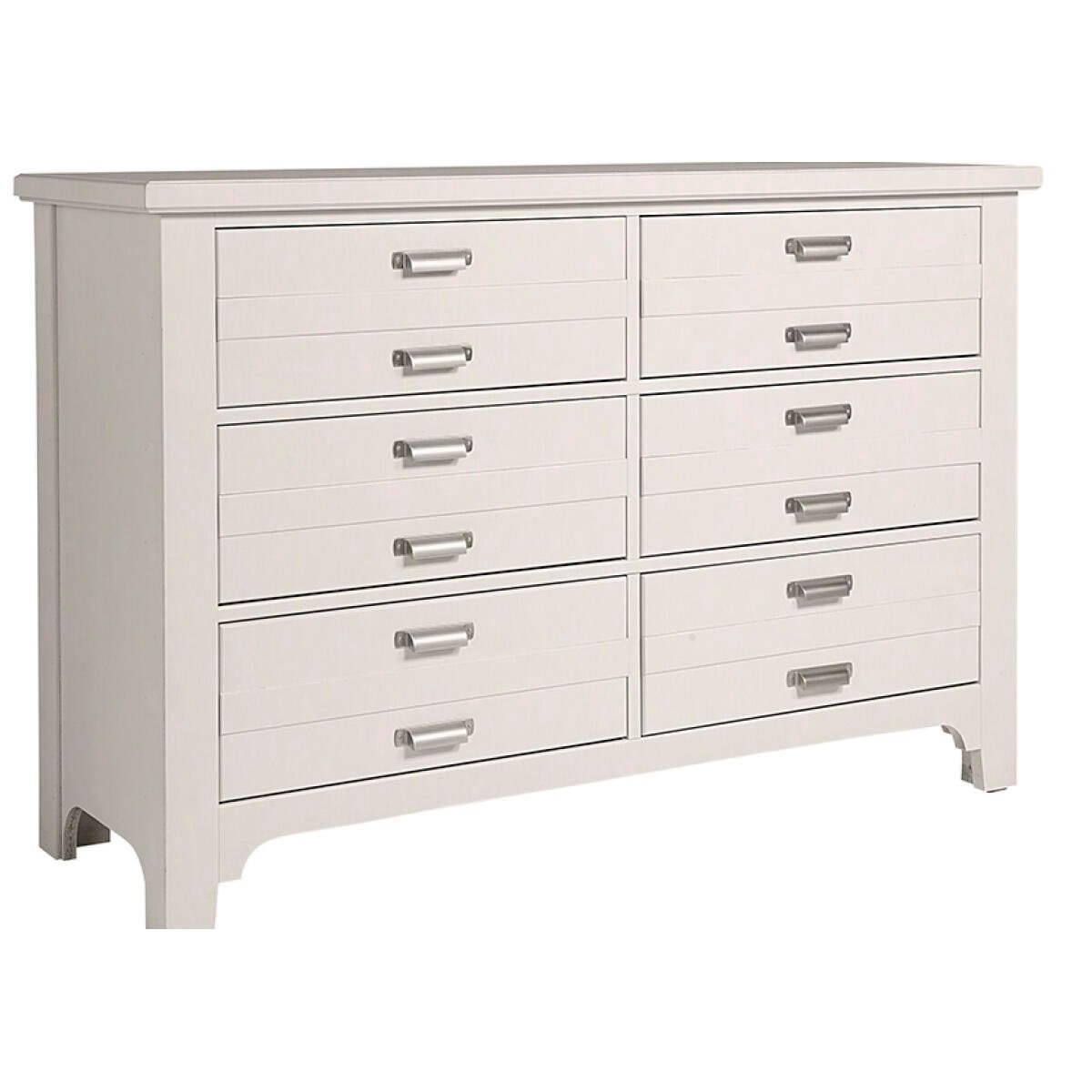 744 Bungalow Home 6 Drawer Double Dresser Lattice Dressers Customizable 9