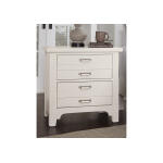 744 Bungalow Home 2 Drawer Nightstand Lattice Nightstands Customizable 12