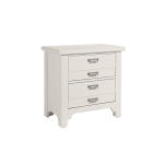 744 Bungalow Home 2 Drawer Nightstand Lattice Nightstands Customizable 11