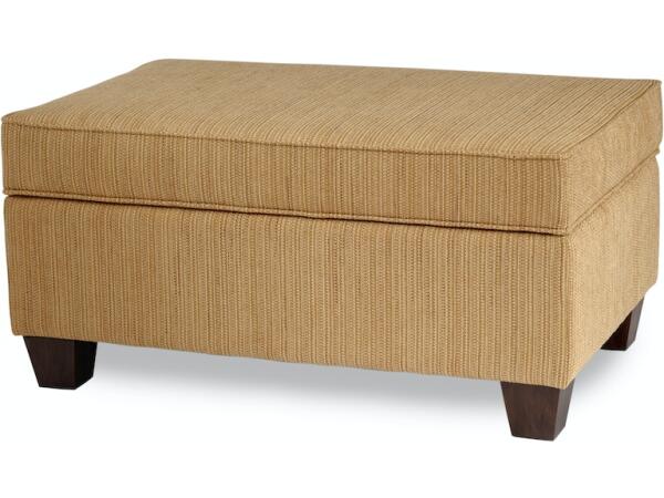 900-61 Storage Ottoman with Tapered Leg Ottomans & Poufs Amish Made