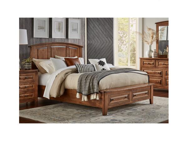 King Carson Bed with Footboard Storage Beds Archbold Furniture