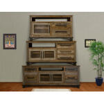 6441 Loft Brown TV Stand 76 Inch Entertainment Stands International Furniture Direct 8