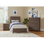 11 Fundamentals Grey Panel Bed Twin Beds Customizable 8