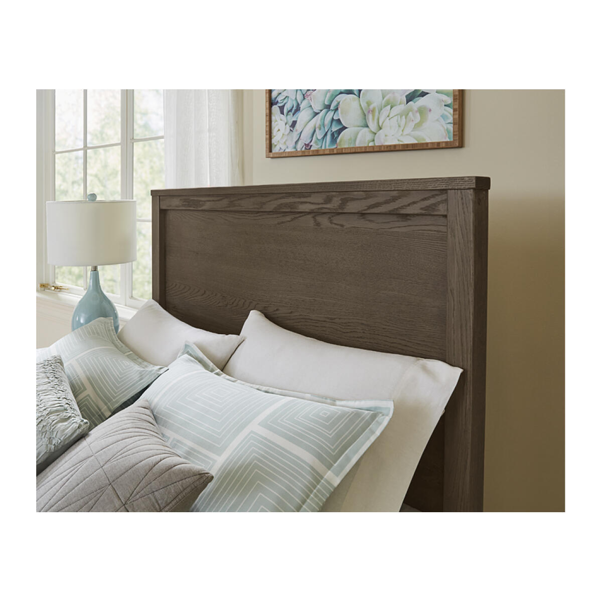 11 Fundamentals Grey Panel Bed Full Beds Customizable 7