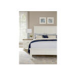16 Fundamentals White Panel Bed Full Beds Customizable 9