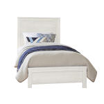 16 Fundamentals White Panel Bed Twin Beds Customizable 7