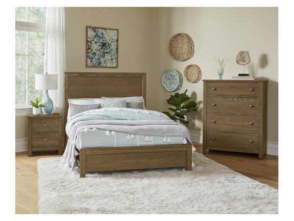 12 Fundamentals Natural Panel Bed Full Beds Customizable