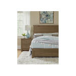 12 Fundamentals Natural Panel Bed Full Beds Customizable 10