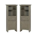 GAC McKenzie Bookcase Headboard Piers Two Pack Beds Customizable 4