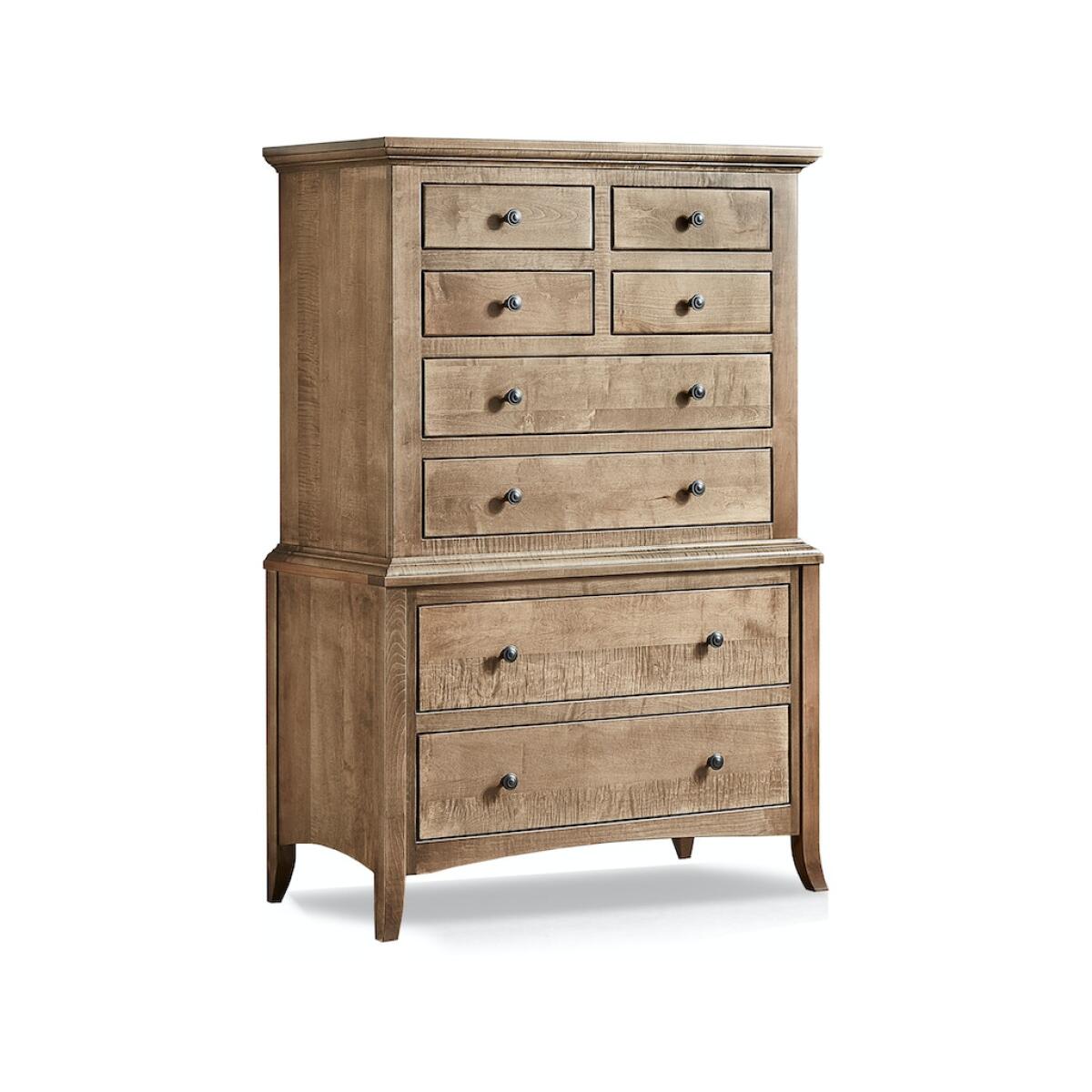 8 Drawer Chest on Chest Chests Amish Essentials 5