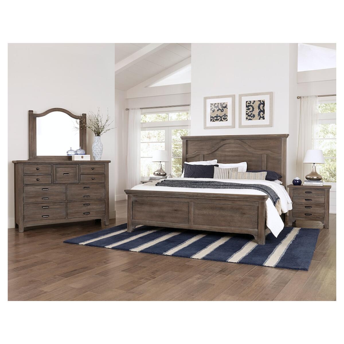 740 Bungalow Home Mantel Queen Bed Folkstone Beds Customizable 10