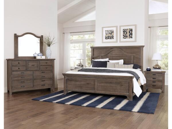 740 Bungalow Home Mantel Queen Bed Folkstone Beds Customizable 14