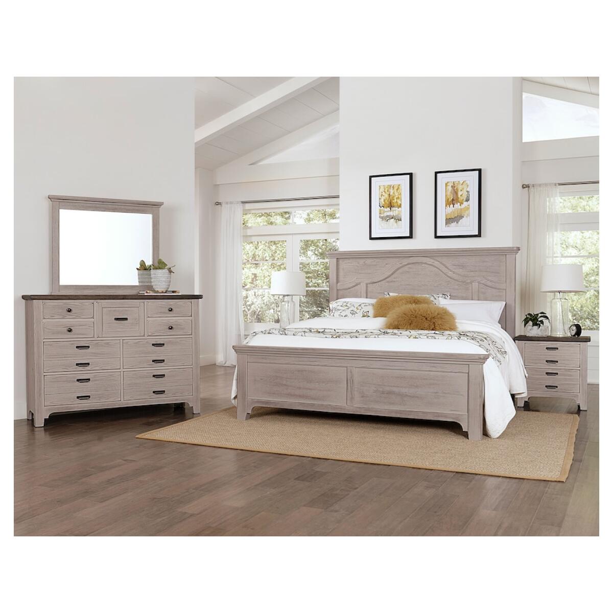 741 King Mantel Bed Beds Customizable 9