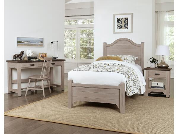 741 Bungalow Home Arched Bed Twin Dover Grey Two Tone Beds Customizable 8