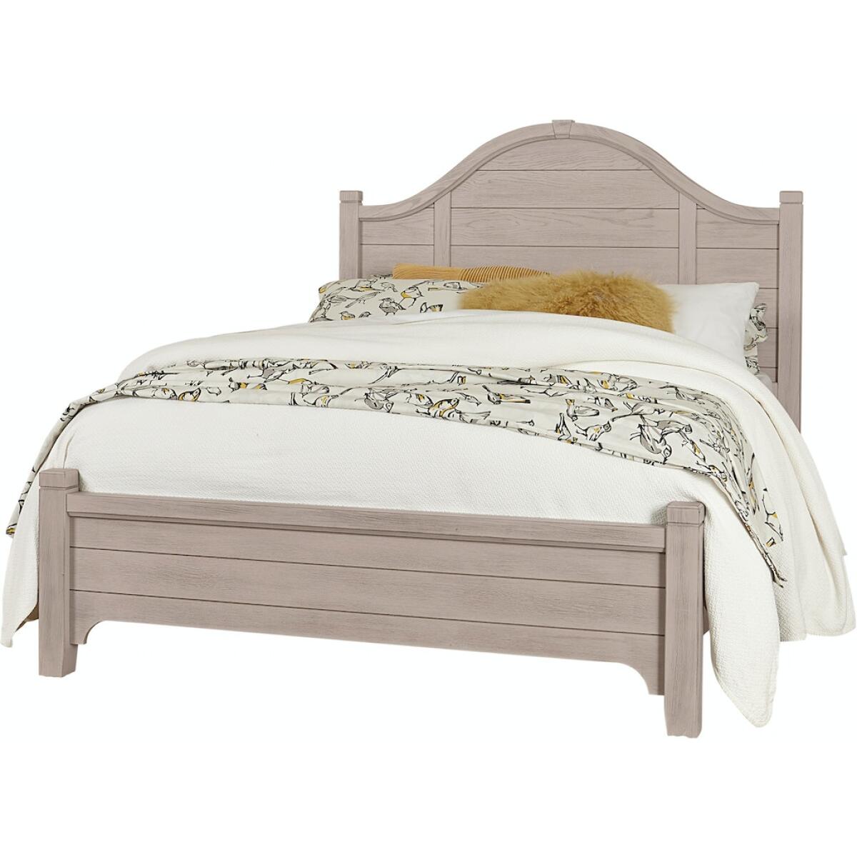741 Bungalow Home Arched Bed Full Dover Grey Two Tone Beds Customizable 6