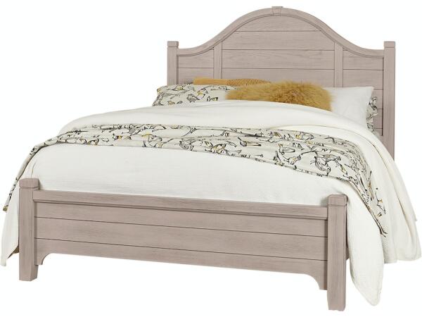 741 Bungalow Home Arched Bed Full Dover Grey Two Tone Beds Customizable