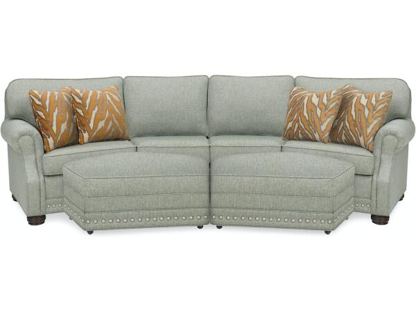 7702 Tailor Made Sectional with 7723 Ottomans Sectionals Best Seller