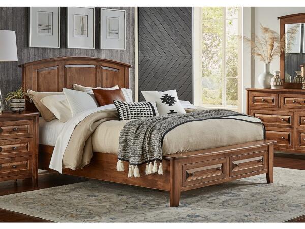 Queen Arched Panel Headboard Beds Amish Essentials