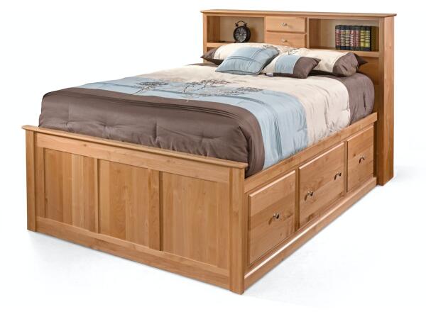 Tall 3 Drawer Pedestal Cal King Bed Beds Archbold Furniture