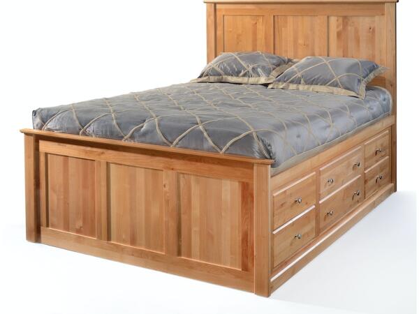 Tall 6 Drawer Pedestal Cal King Bed Beds Archbold Furniture