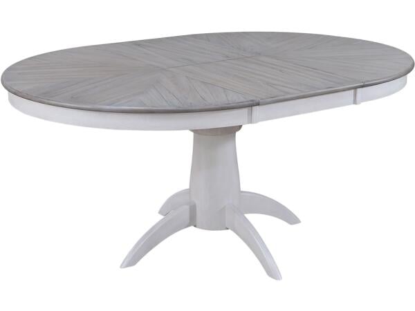 66″ Pedestal Table With 18″ Butterfly Leaf Dining Tables Customizable