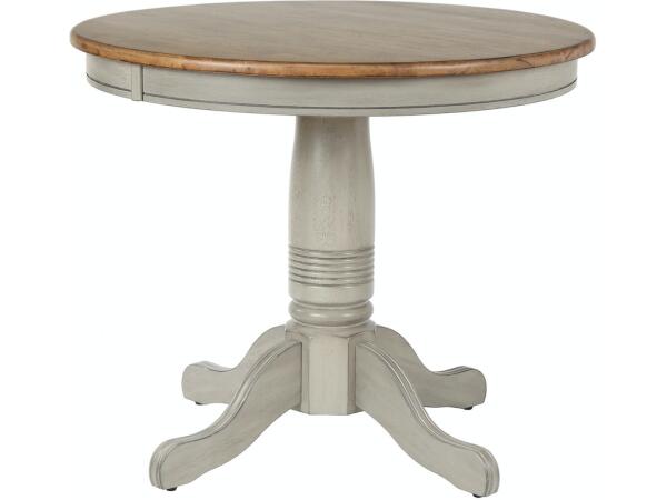 36″ Solid Wood Round Pedestal Table Dining Tables Customizable
