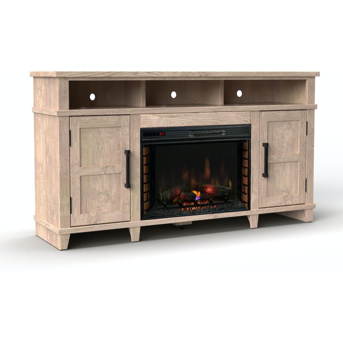 Deer Valley 65” Fireplace Console Entertainment Stands Legends Furniture 4