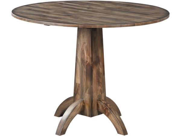 40″ Round Table W 2-8″ Drop Leaves Dining Tables Winners Only