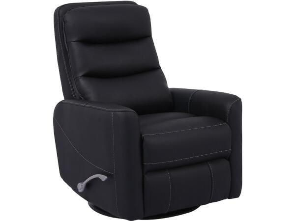 Hercules – Black Manual Swivel Glider Recliner Recliners Parker Living