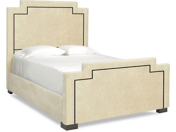 Dream Creations Notch Upholstered Bed with Footboard Beds Best Seller