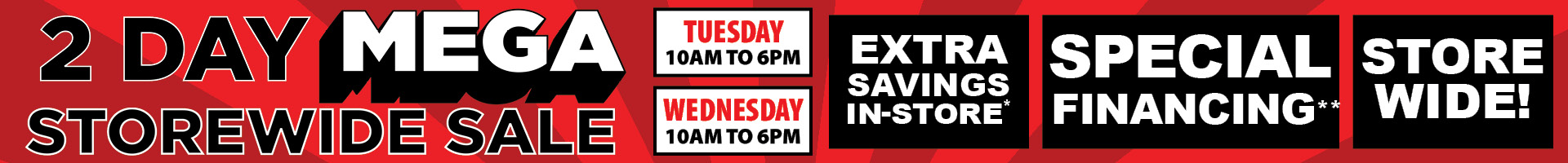 2 Day Mega Storewide Rotator