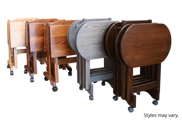 5197 Amish Made TV Tray Set Accent Furniture Amish Made