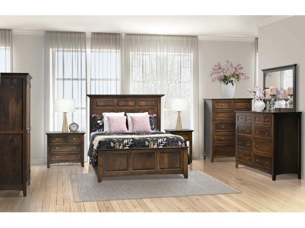 The Eminence Bedroom Sets – Handcrafted in Ohio by the Amish. Made of Real Solid Wood. Bedroom Sets 22