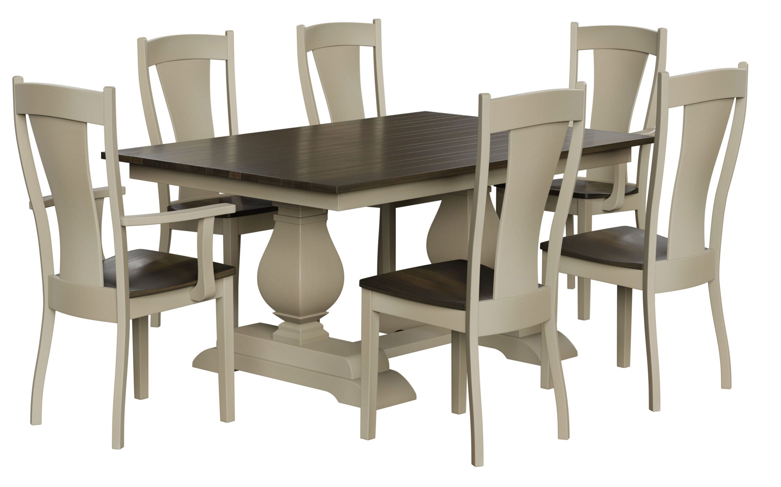 Karston 5 Piece Ohio Amish Made- Real Solid Wood Dining Set Dining Sets Amish Made 11