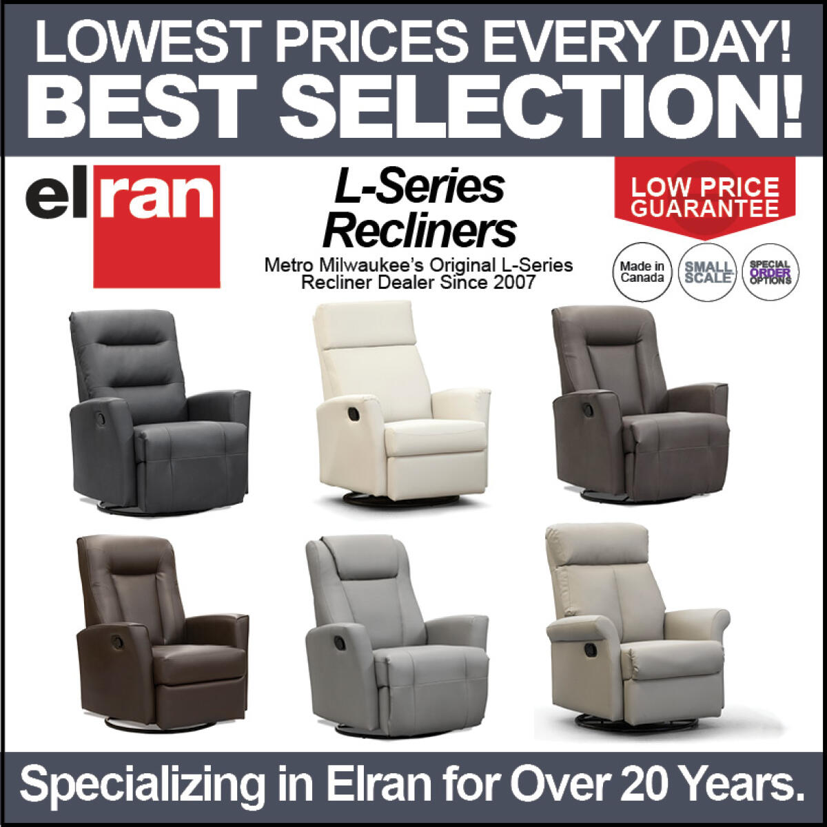 L0092 Swivel Glider Recliner Recliners Best Seller 7
